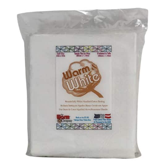 6 Pack: Warm & White® 34" x 45" Pre-Cut Craft Cotton Batting